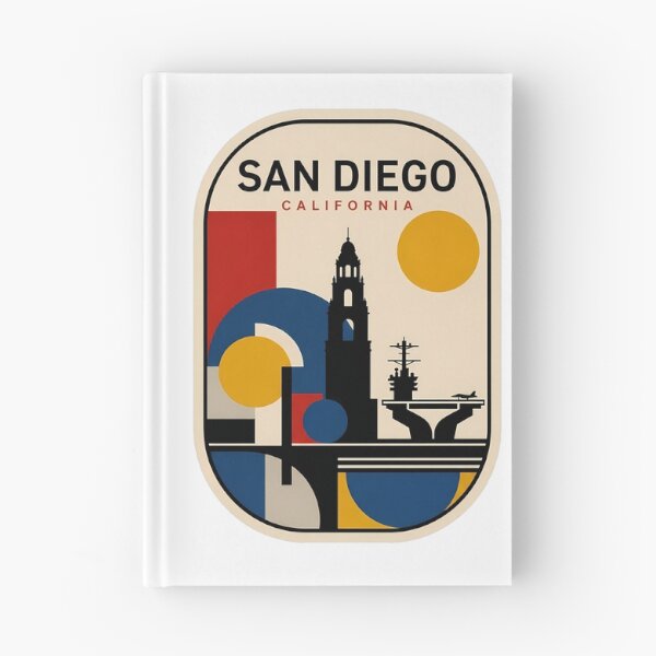 Item preview, San Diego California Retro Geometric Travel Landmark designed and sold by k3rstman1.