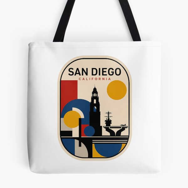 Item preview, San Diego California Retro Geometric Travel Landmark designed and sold by k3rstman1.