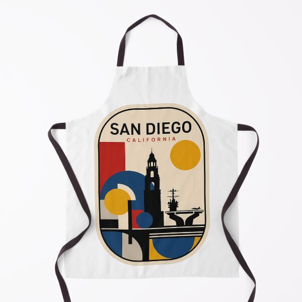 Item preview, San Diego California Retro Geometric Travel Landmark designed and sold by k3rstman1.