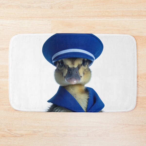 Item preview, Elegant Navy Sailor Duckling Portrait - Professional Nautical Animal Mascot - Premium Wildlife Costume Art designed and sold by WildGentlemen.