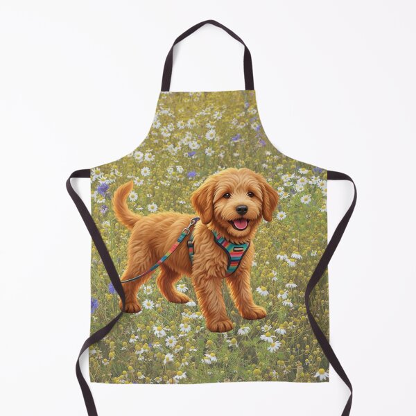 Item preview, Doodle Livvy in flower field designed and sold by Doodles Down South.