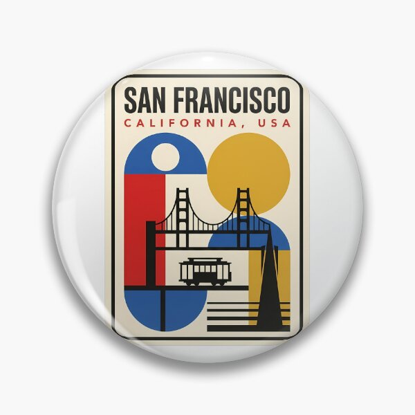 Item preview, Retro San Francisco California Golden Gate Bridge Travel designed and sold by k3rstman1.