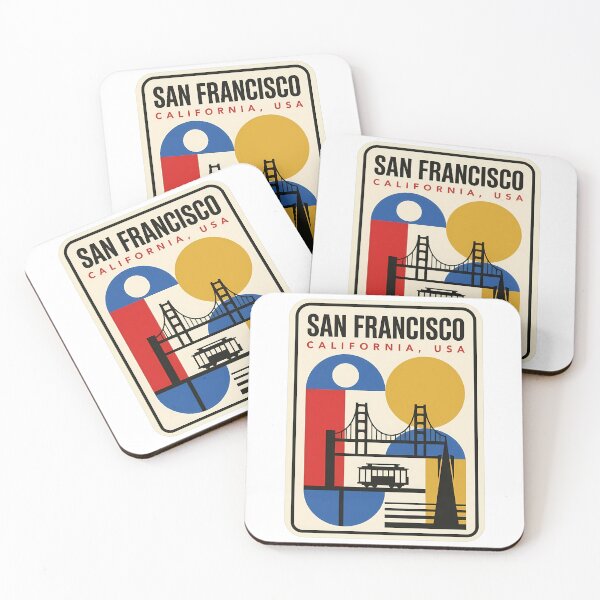 Item preview, Retro San Francisco California Golden Gate Bridge Travel designed and sold by k3rstman1.