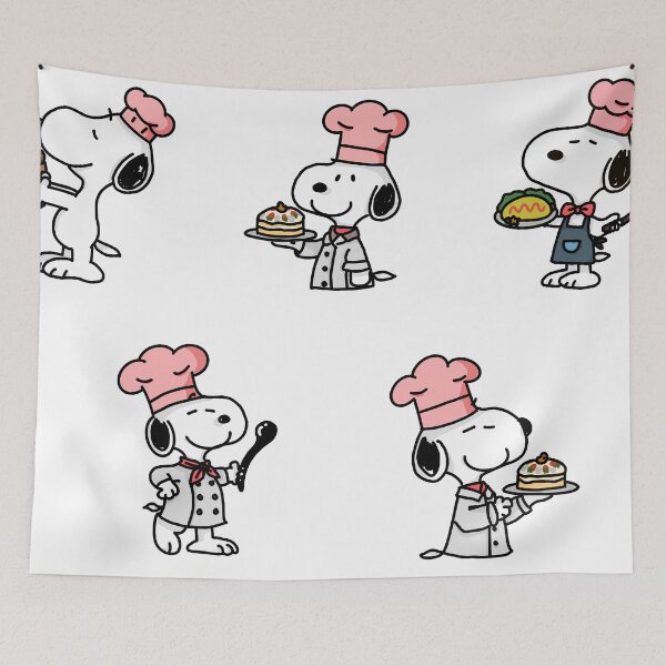 Item preview, Chef snoopy designed and sold by Katyslittlestickershop.