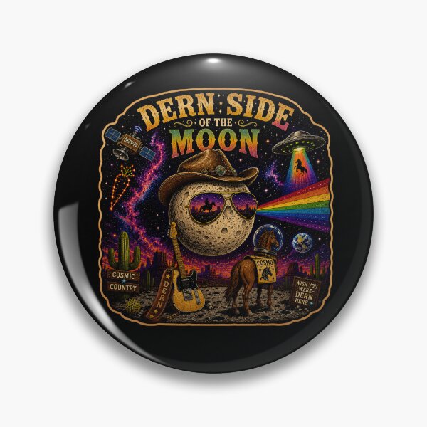 Item preview, Dern Side of the moon designed and sold by Cosmic-Chloe.