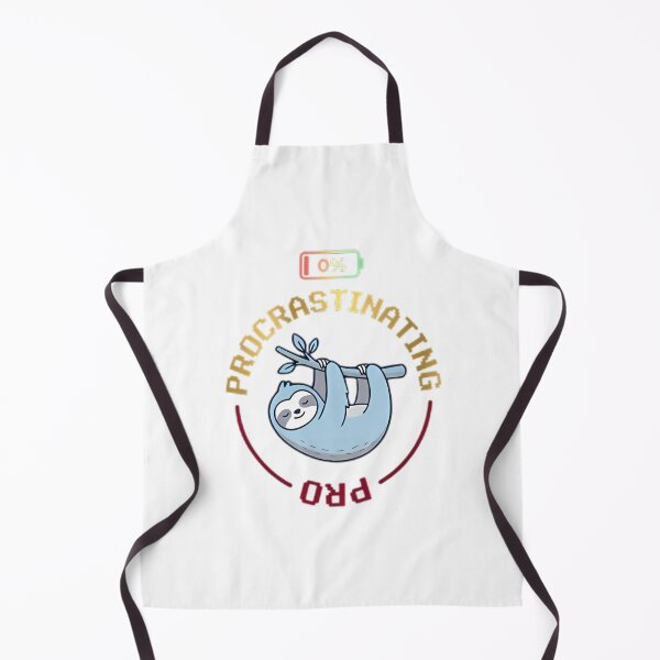 Item preview, Procrastinating Pro Sloth - Funny Lazy Animal Humor & 0% Battery Mood designed and sold by SupernovaNote.