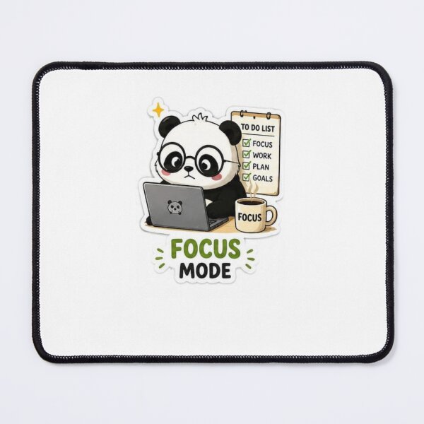 Item preview, Focus Mode Panda designed and sold by layalistoresa.