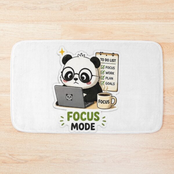 Item preview, Focus Mode Panda designed and sold by layalistoresa.