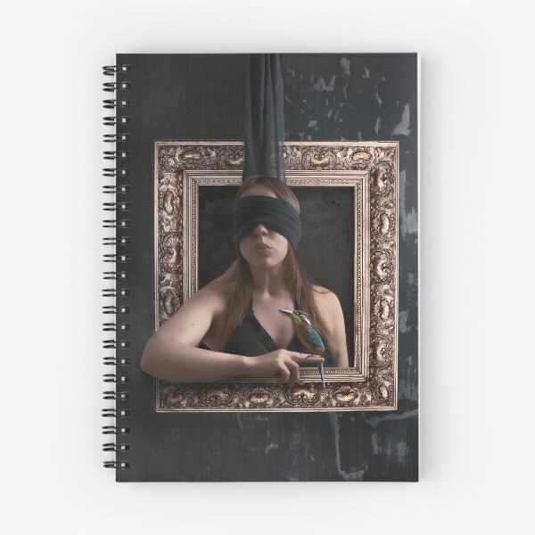 Item preview, Blind Sight – Woman with a Kingfisher in a Frame designed and sold by Elianne Turennout.
