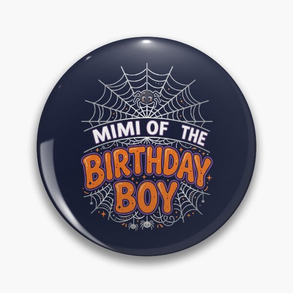 Item preview, MIMI of the BOY Birthday Web Spider Halloween Party Tee designed and sold by ChinkyCat Official.