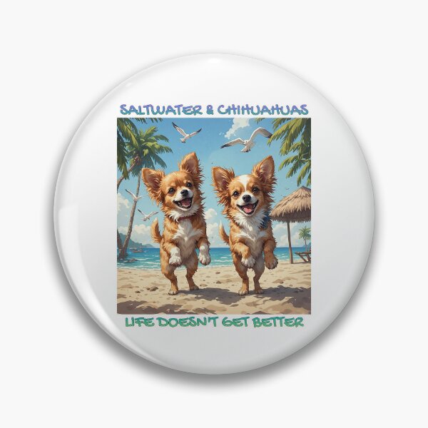 Item preview, Chihuahua puppies on the beach designed and sold by nataliux.