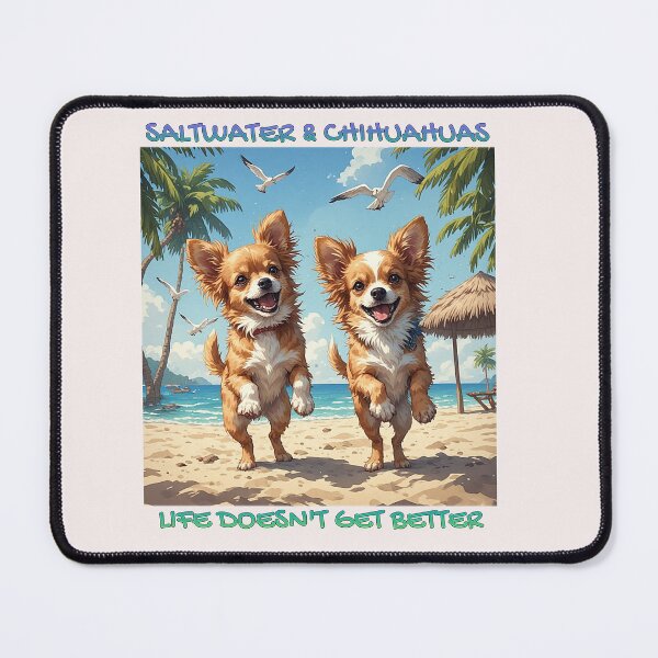 Item preview, Chihuahua puppies on the beach designed and sold by nataliux.