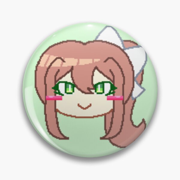 Item preview, Monika Pixel Chibi designed and sold by Anwatl.