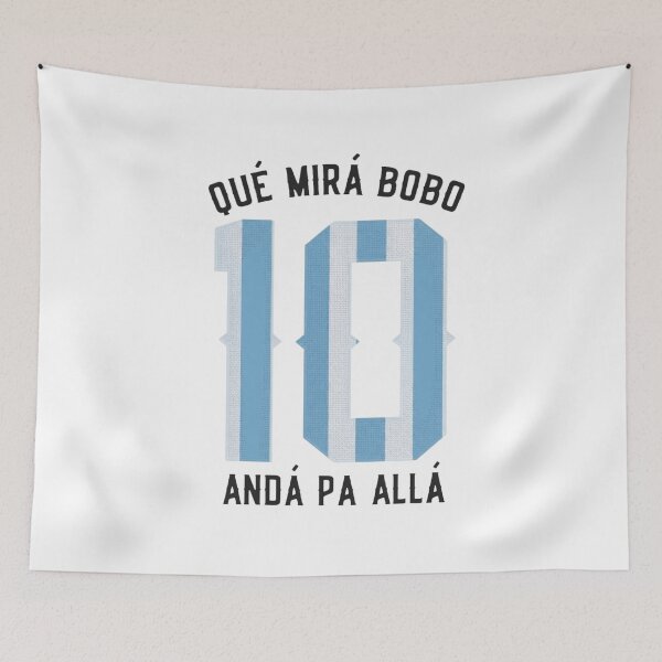 Item preview, Lionel Messi "Que Mira BoBo, Andá Pa' Allá" designed and sold by Soceitiz.