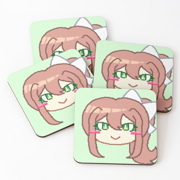 Item preview, Monika Pixel Chibi designed and sold by Anwatl.