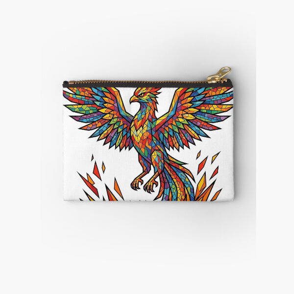 Item preview, Unstoppable Pride: Vibrant Rainbow Mosaic Phoenix Rising designed and sold by RefiniCoPOD.