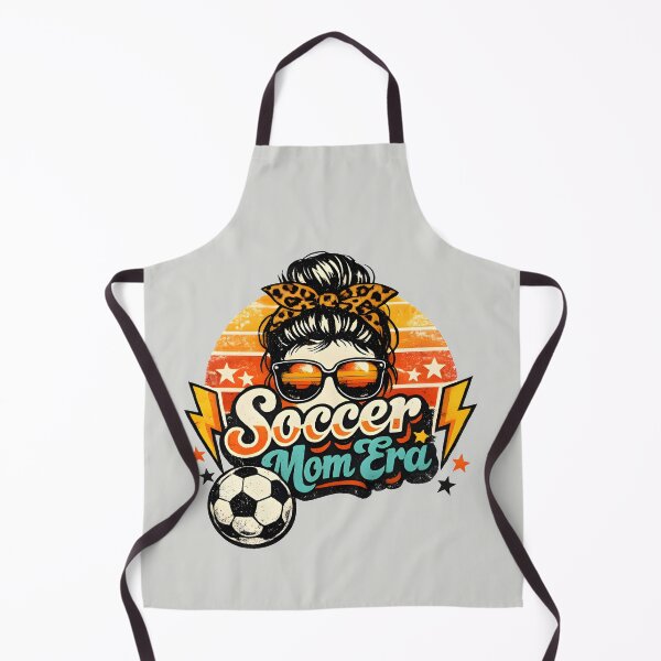 Item preview, Soccer Mom Era Retro Vintage Leopard Messy Bun Shirt designed and sold by PixelForge11.