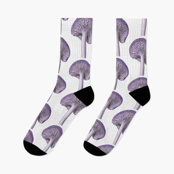 Item preview, Purple Amanita Mushroom Gill Illustration designed and sold by Bio Tech Art.