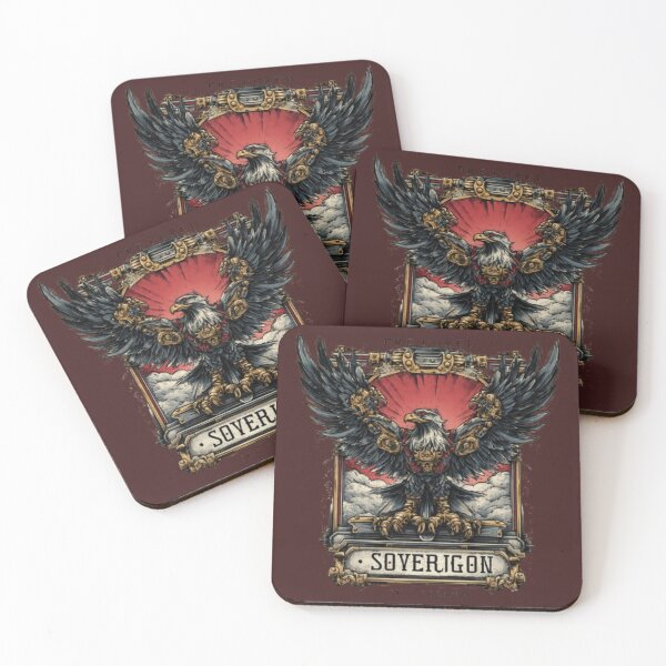 Item preview, Freedom Forged Sky Sovereign Steampunk Eagle T-Shirt designed and sold by Dream Weave Studio.