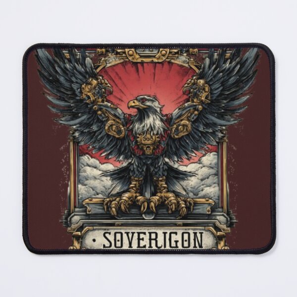 Item preview, Freedom Forged Sky Sovereign Steampunk Eagle T-Shirt designed and sold by Dream Weave Studio.