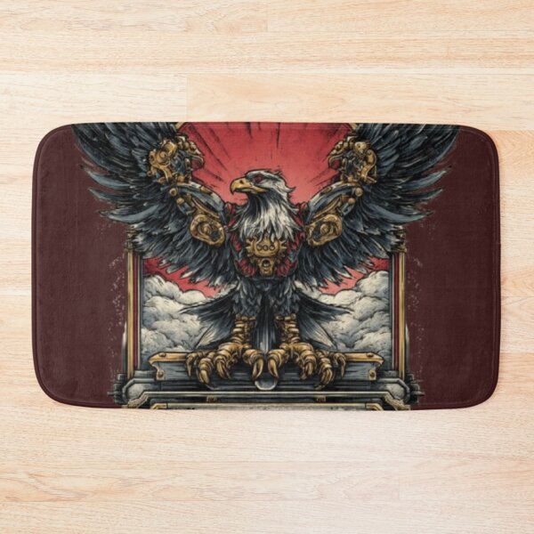 Item preview, Freedom Forged Sky Sovereign Steampunk Eagle T-Shirt designed and sold by Dream Weave Studio.