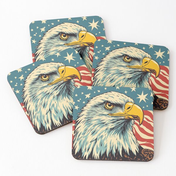 Item preview, Vintage Comic American Eagle: Orgullo patriótico retro designed and sold by thepixelcloset.