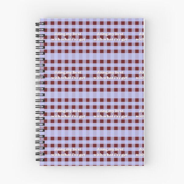 Item preview, doing my best with what I've got, gingham designed and sold by Made by Badgal.