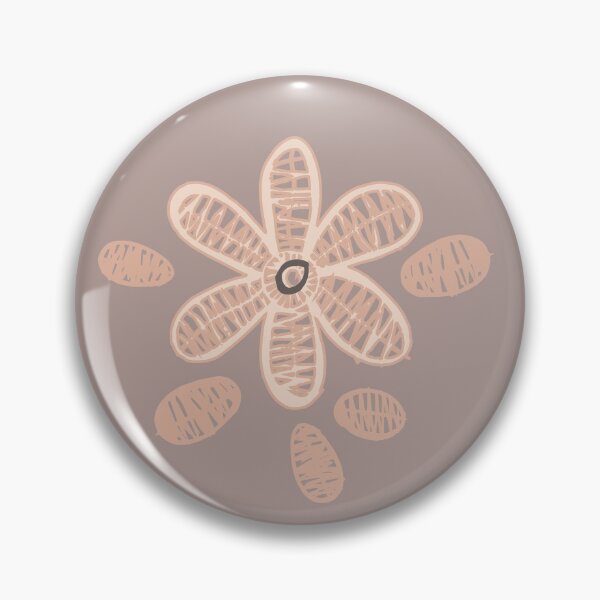 Item preview, Lace Flowers Stripe Mushroom Taupe Blush Pink designed and sold by Dally-Dabble.