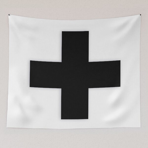 Item preview, PLUS SYMBOL — Black Minimal Bold Type Statement designed and sold by WORDPAUSE.