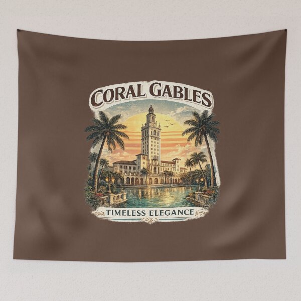 Item preview, Iconic Coral Gables Timeless Elegance Miami designed and sold by piketo.