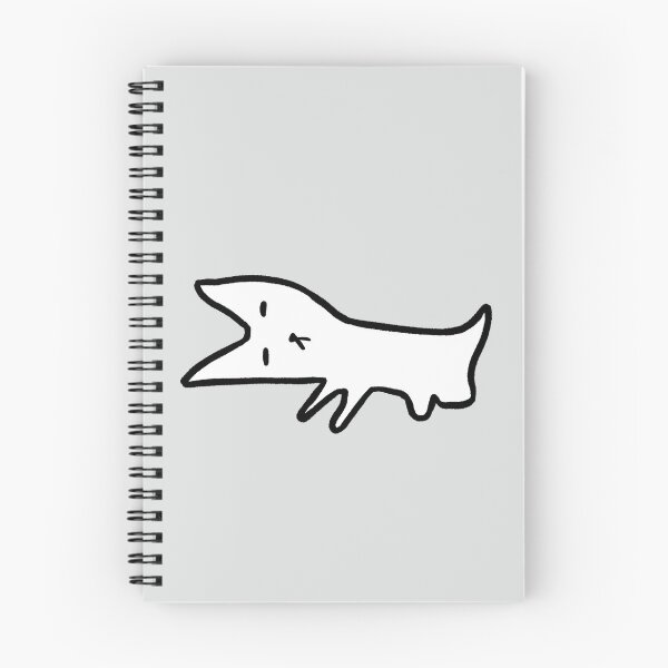 Item preview, Weird Sideways Cat Doodle designed and sold by sunlucky.