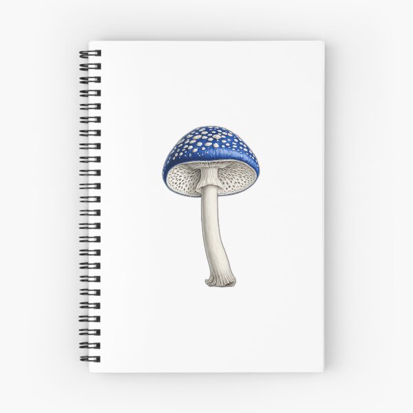 Item preview, Blue Amanita Mushroom Illustration designed and sold by Bio Tech Art.