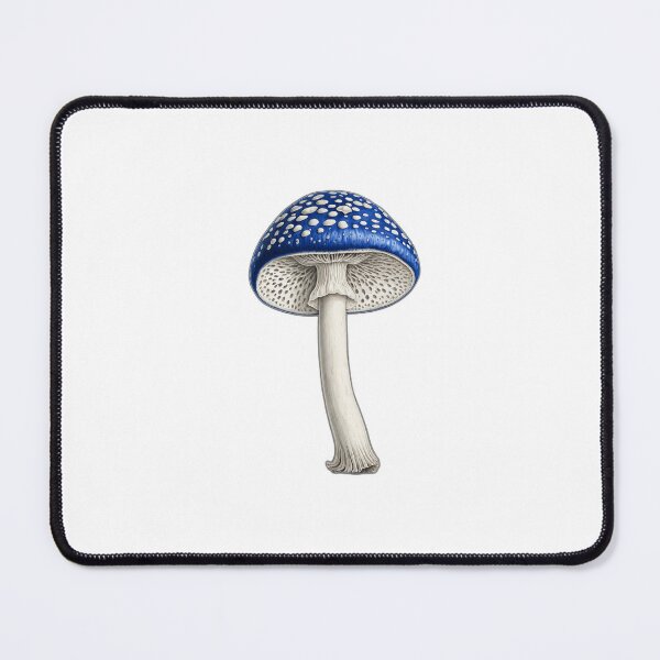 Item preview, Blue Amanita Mushroom Illustration designed and sold by Bio Tech Art.