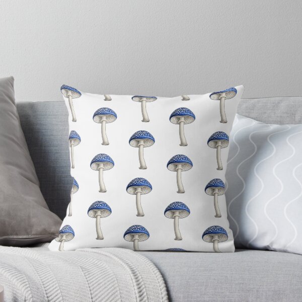 Item preview, Blue Amanita Mushroom Illustration designed and sold by Bio Tech Art.