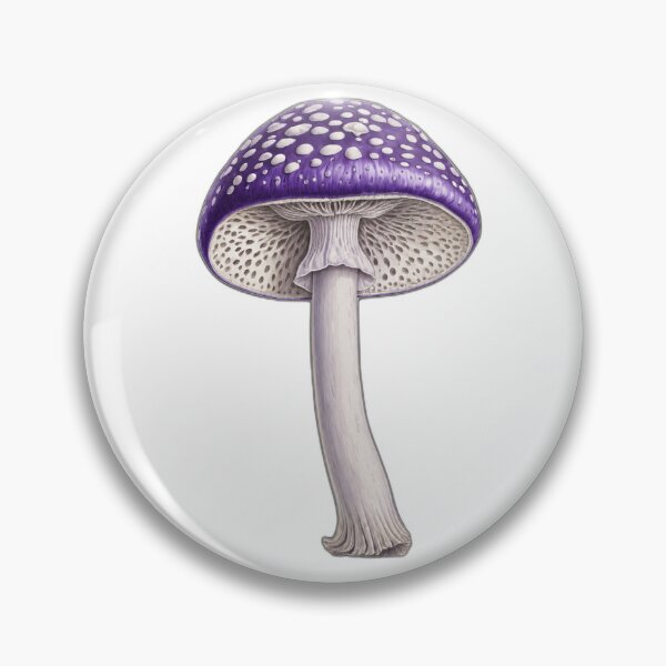 Item preview, Purple Amanita Mushroom Illustration designed and sold by Bio Tech Art.