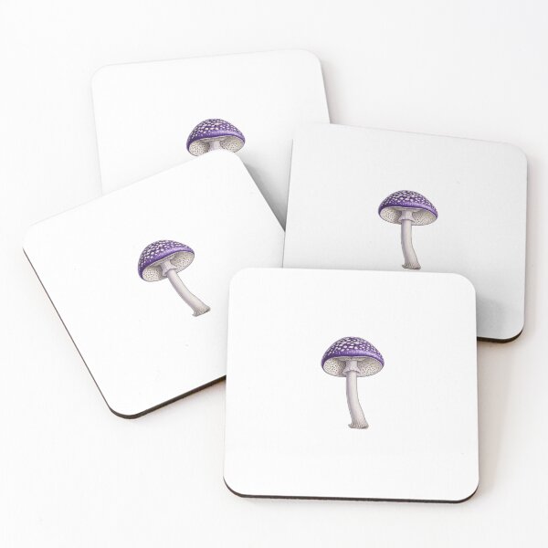 Item preview, Purple Amanita Mushroom Illustration designed and sold by Bio Tech Art.