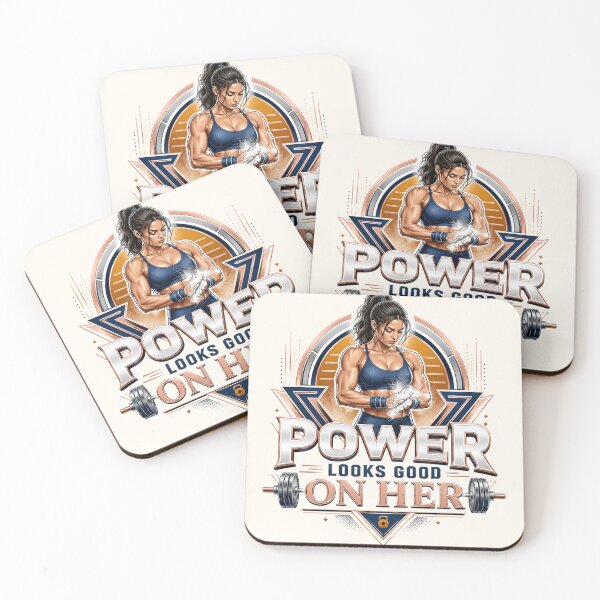 Item preview, Stunning Power Looks Good On Her Female Fitness! designed and sold by pradeepvisuals.