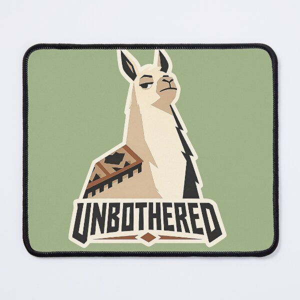 Item preview, Unbothered llama expression (Samurai Jack Inspired) designed and sold by RupacDesign.