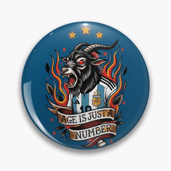 Item preview, Argentina GOAT Traditional Tattoo designed and sold by Fictional Ink Society.