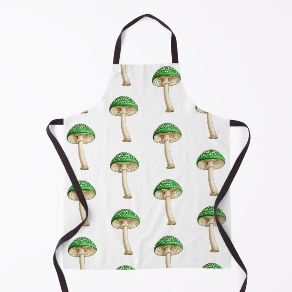 Item preview, Green Amanita Mushroom Illustration designed and sold by Bio Tech Art.