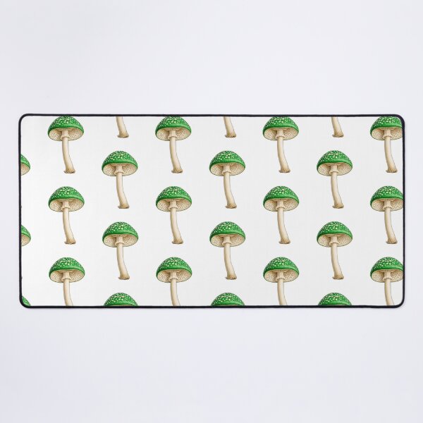 Item preview, Green Amanita Mushroom Illustration designed and sold by Bio Tech Art.