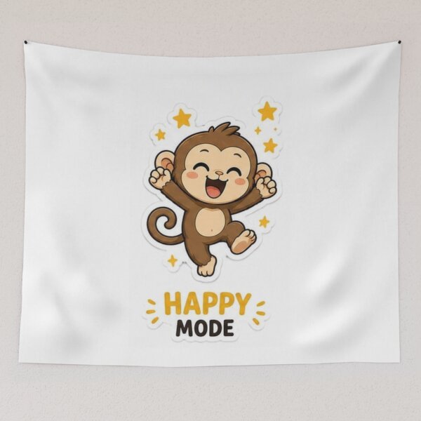 Item preview, Happy Mode Monkey designed and sold by layalistoresa.