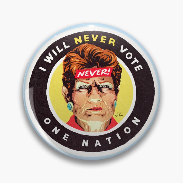 Item preview, I WILL NEVER VOTE ONE NATION designed and sold by nordacious.