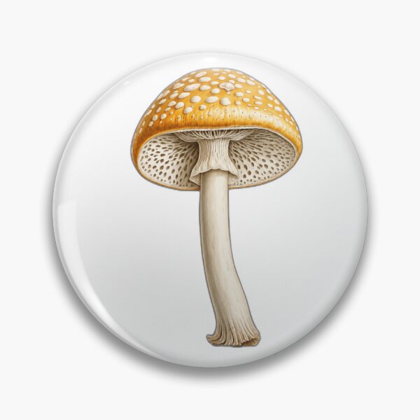 Item preview, Orange Amanita Mushroom Illustration designed and sold by Bio Tech Art.