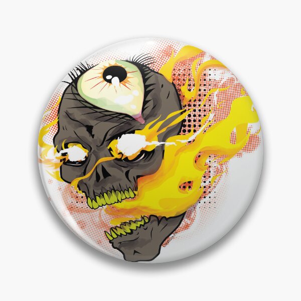 Item preview, Skull Fire designed and sold by Creatura Artwork Studio.