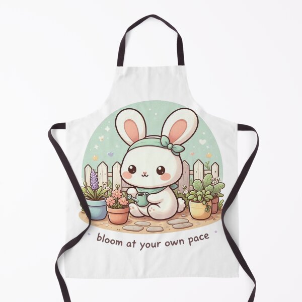 Item preview, Cute Chibi Bunny Gardening Bloom At Your Own Pacebloom at your own pace designed and sold by carestazafeli.