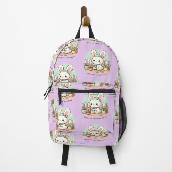Item preview, Cute Chibi Bunny Gardening Bloom At Your Own Pacebloom at your own pace designed and sold by carestazafeli.