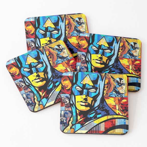 Item preview, Super Heroes Pop Art Comic Book-Style Art designed and sold by DEC02.