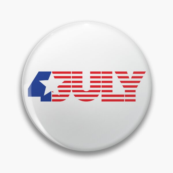 Item preview, 4th of July Patriotic Typography Design – “4 JULY” American Flag Style designed and sold by Winner Chicken Dinner Designs.