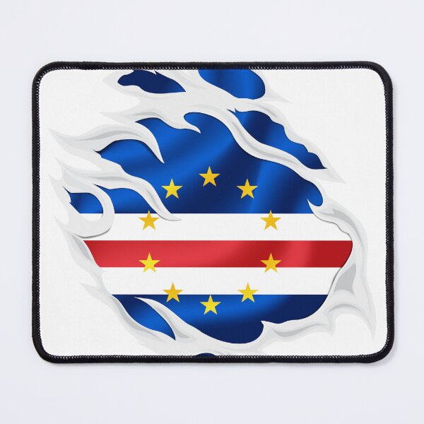 Item preview, Cape Verde Ripped Flag Pride designed and sold by RahallusNtx.